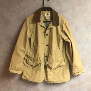LL Bean Flannel lined Barn Coat
